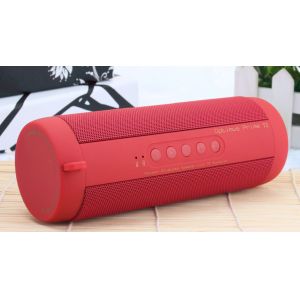 Black / Blue / Red Waterproof Bluetooth Speaker With 1800mah Inside Battery