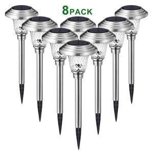 Modern 1.2V 16.5Inch Waterproof LED Solar Garden Lights