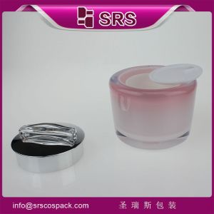 J039 elegant cosmetic jar with high quality ,manufacturing jar plastic