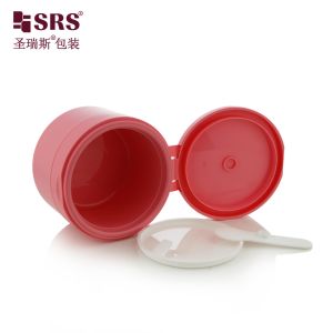 SRS1 120g 150g Double Wall Luxury Wholesale Plastic Jar With Spoon Magnet