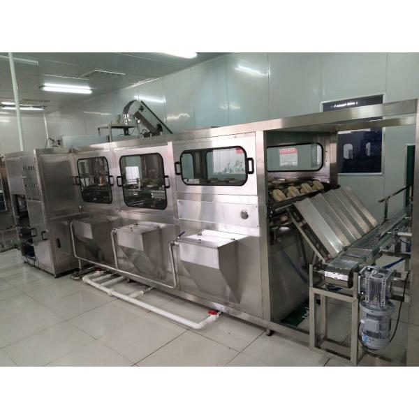 Buy PET Bucket Bottle Mineral Water Washing Filling Capping Machine 300bph 5 Gallon 20L at wholesale prices