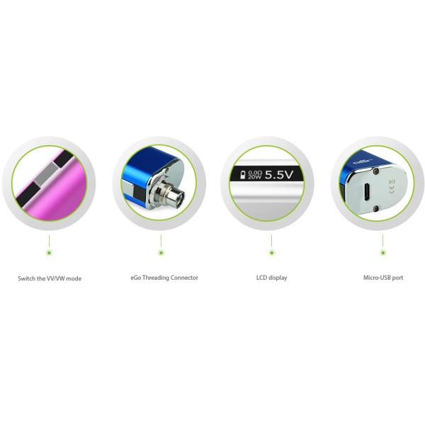 In stock Ismoka eleaf i stick battery 2200mAh 20W Istick Mod wholesale