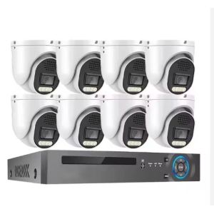 IP66 H.265 4K 8MP Wired POE IP Network Security Home CCTV Camera System