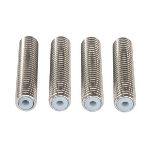 Stainless Steel M6*30mm 3D Printer Throat Containing  PTFE