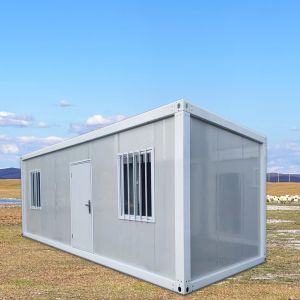 Modular Container Home Featuring Fire-Resistant EPS Sandwich Panels And Various Door Customization Choices