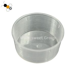 Round Plastic 250g 2.5L Honey Bee Feeder Apiculture Tools