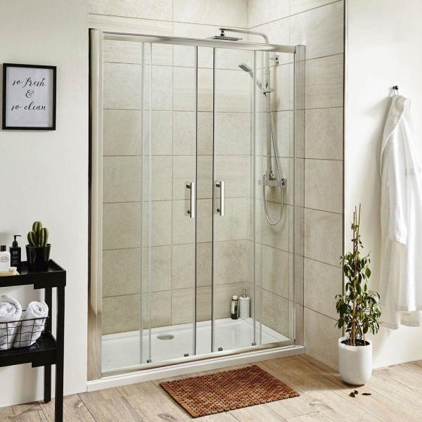 Simple Design Bathroom Shower Room Sliding Shower Door Open Style Royalstar