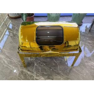 Stainless Steel Rectangular Visible Buffy Stove Heating Meal Hotel Insulation