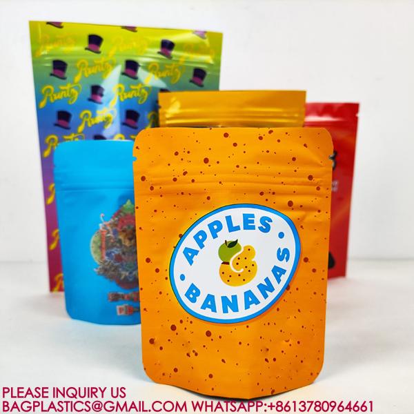 Sustainable Aluminum Foil Bag Candy Biscuit Nut Food Bag Packaging Sealed Zipper Bag