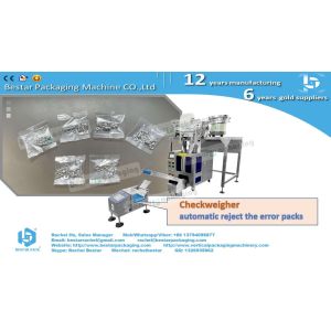 Bathroom accessories mixing hardware packaging machine by counting