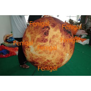Factory Direct Supply Giant LED Inflatable Hanging Solar System Planets For