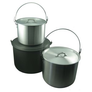ALUMINIUM STOCK POT WITH PAIL