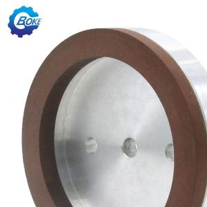 Factory customized red bond resin cup glass grinding wheel for glass processing
