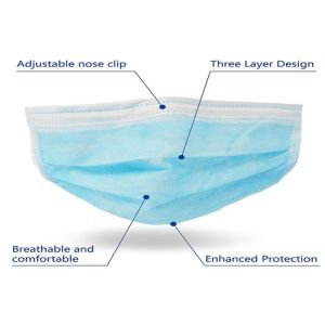 Cotton Cloth FFP2 3 Ply Surgical Face Mask