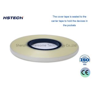 Quality 9.3mm Transparent Cover Tape with 0.2Mpa Sealing Pressure for sale