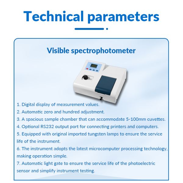 BAXIT Visible Spectrophotometer 320-1020nm Spectrophotometer