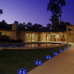 Solar Dock Lights Driveway Deck Lights Outdoor Marine Lights Solar Powered IP68