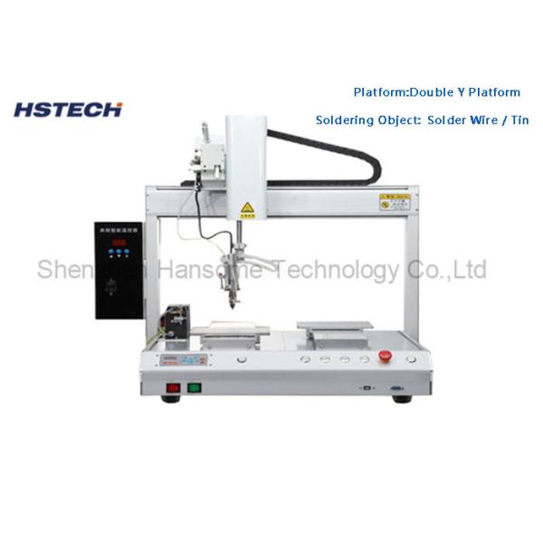 4 Axis Robotic Soldering Machine Solder Wire Feeding Automated Soldering