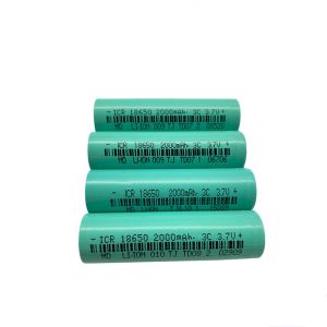 7.4Wh 3.7V 2000mAh 18650 Lithium Ion Cells
