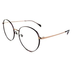FM2597 Durable Lightweight Metal Spectacles Frames Unisex Optical Round Eyewear