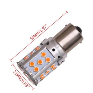 3030 2100lm 35SMD LED Tail Light Bulbs 1156BAU15S PY21W