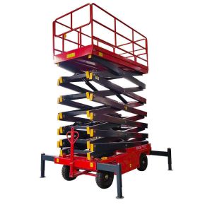 Mobile Electric Scissor Aerial Work Platform 8m 10m Scissor Lift
