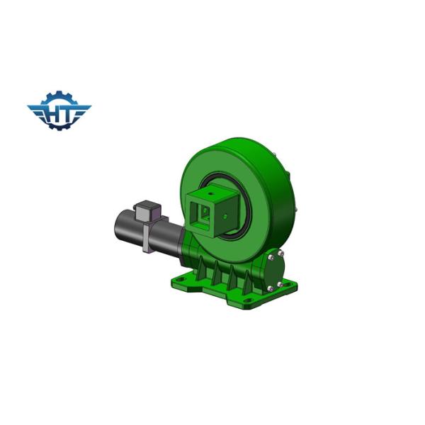 Vertical 9 Inches Solar Slew Drive With 24VDC Motor For Single Axis Tracking