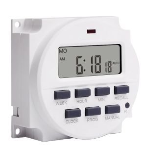 7 days time controller automatically cycling voltage output TM618 programmable