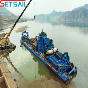 Customization Bucket Chain Gold Mining Dredger with 4kw X 3-10kw X3 Migration