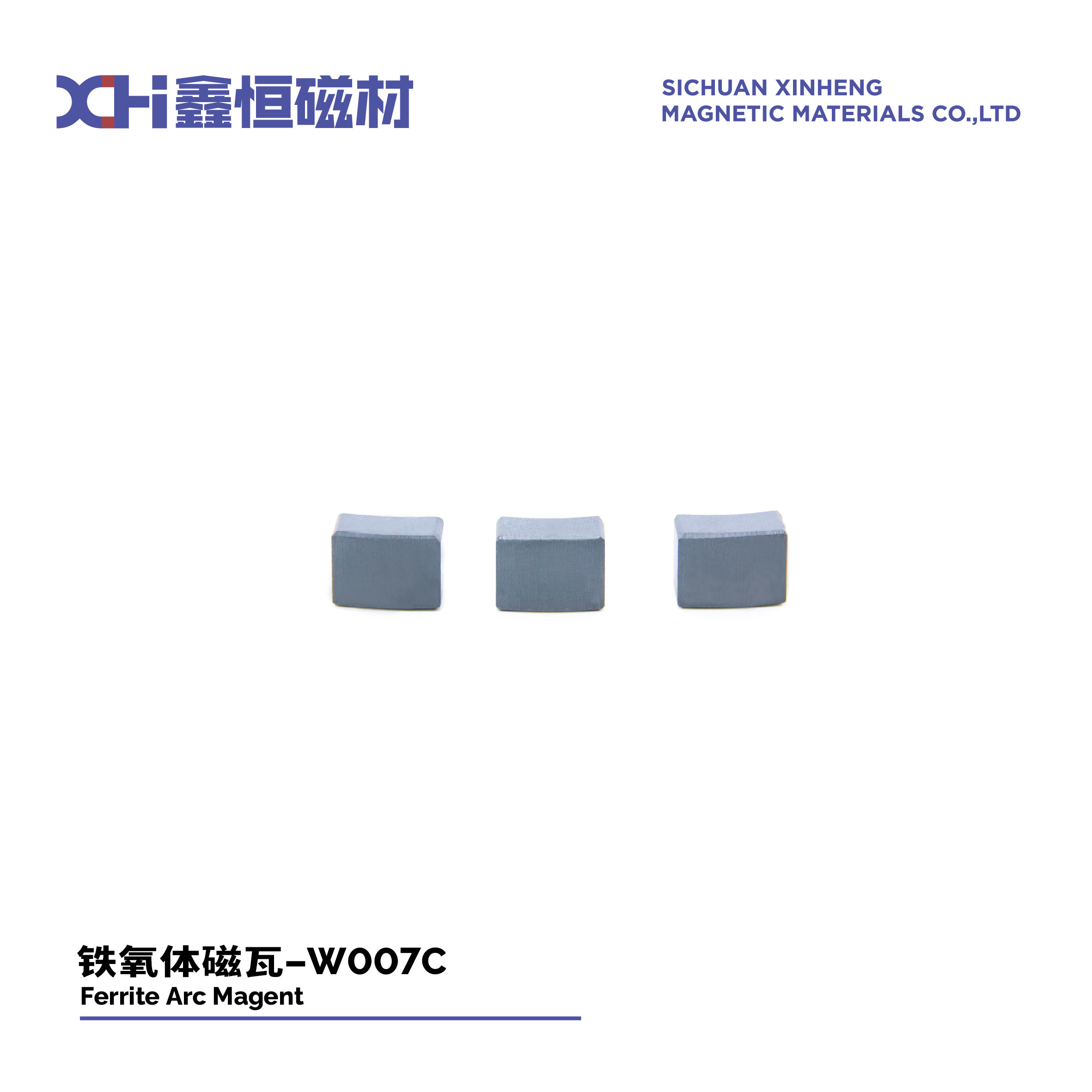 Quality High Temperature Permanent Magnet Ferrite With High Coercivity W007C for sale