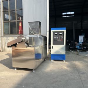 Aquatic Fish Feed Maker Machine 160KW Dog Cat Food Making Machine Twin Screw
