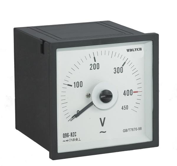 Light Weigh Analog Panel Voltmeter , Squre Analog Current Meter Reasonable