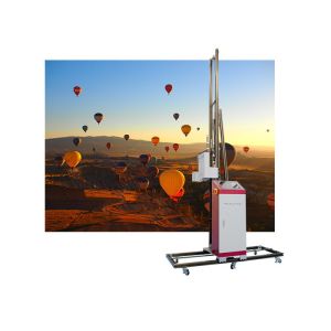 5D CMYKW UV Wall Printing Machine With Epson Head