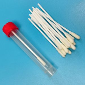 8cm PP Stick Sterile Foam Tip Swab with Tube Environmental Surface Sampling Swab