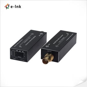 Mini HD-SDI Fiber Extender with Embedded Audio Up to 80km Range