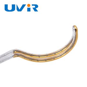 240V 600W Gold Coated Quartz Infrared Heating Lamp