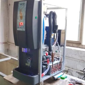 2023 New Ice Water Dispenser Crystal Ice Maker Machine Granular Nugget Ice