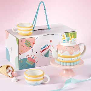 Ready To Ship In Stock Ceramic Tea Pots For Everyday Tea Brewing One Teapot With