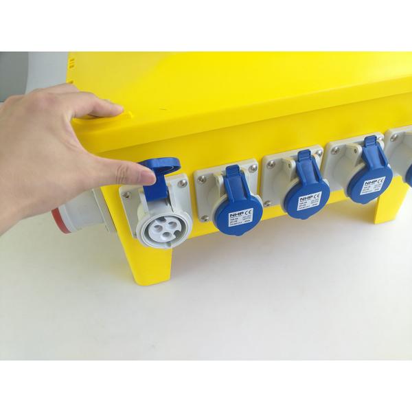 Light Three Phase Distribution Box , Over Current Protection Electrical Spider