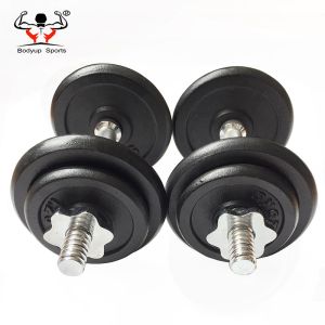 Multi Weight Adjustable Fitness Equipment Dumbbells With Durable Cast Iron