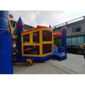 Customized Small Inflatable Combo Bouncer Slide Fire Resistant
