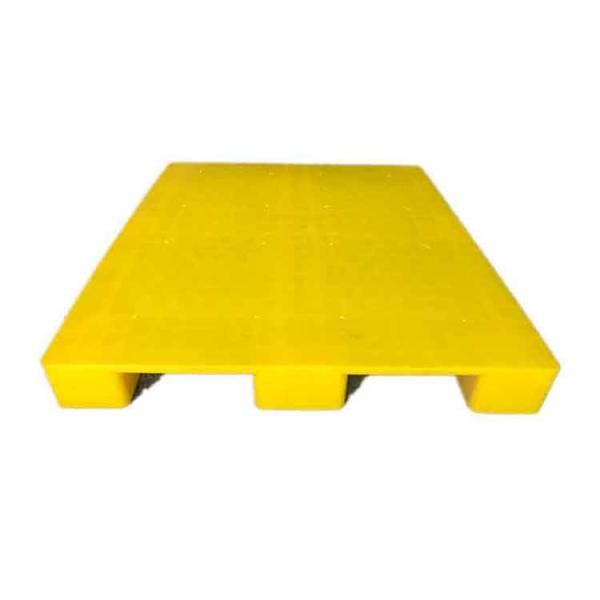 Buy Warehouse PP Rackable Yellow Plastic Pallets 1200 X 1000 at wholesale prices