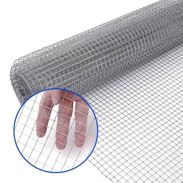 Heavy Duty Mole Barrier Welded Wire Mesh Roll 6" Above Ground Flare + Subterranean Run