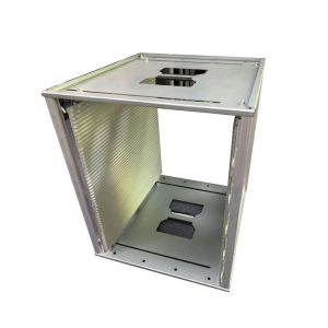 Electronic 10mm pitch Zinc Coating Steel Vertical ESD Magazine Rack