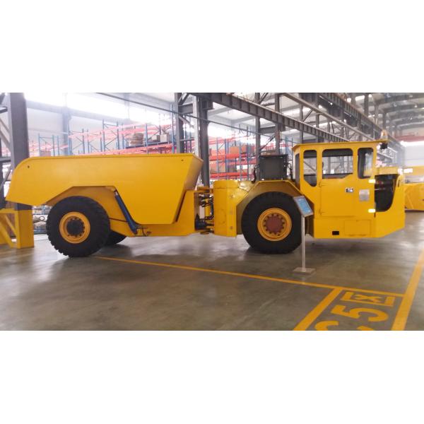 RT-20 Low Profile Dump Truck For Tunneling Rock Excavation With 10m3 Capacity