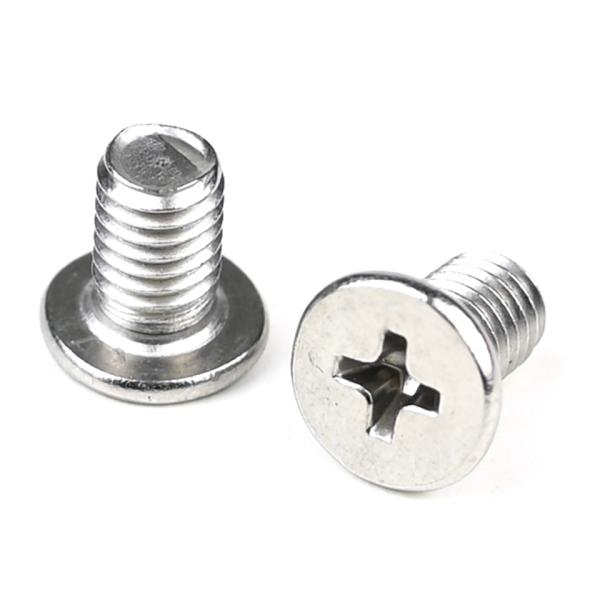 100% QC Tested Stainless Steel Flat Phillips M5 X 8mm Machine Screws for Commodity Shelf