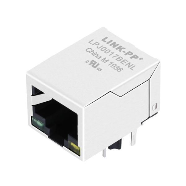 Buy LPJ0017BENL ,1X1 Tab-down RJ45 Modular Jack 100Base-T Magnetics at wholesale prices