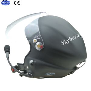 New colour Matt black Noise cancel paramotor helmet with goprobase professional