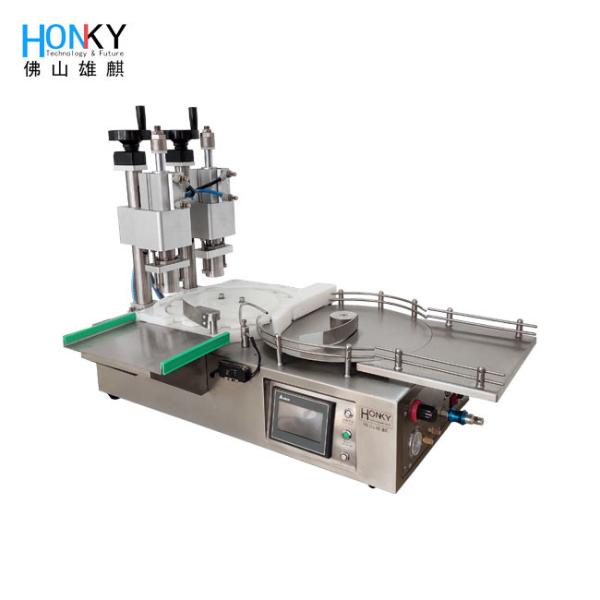 Buy Desktop Dual Head 10ml Glass Vial Capping Machine With Air Crimp Function at wholesale prices