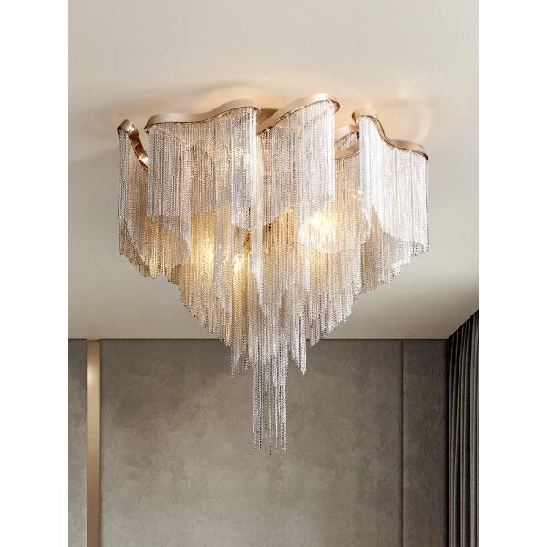 Traditionally chandelier Living room Bedroom modern Ceiling Light Fixture tassel